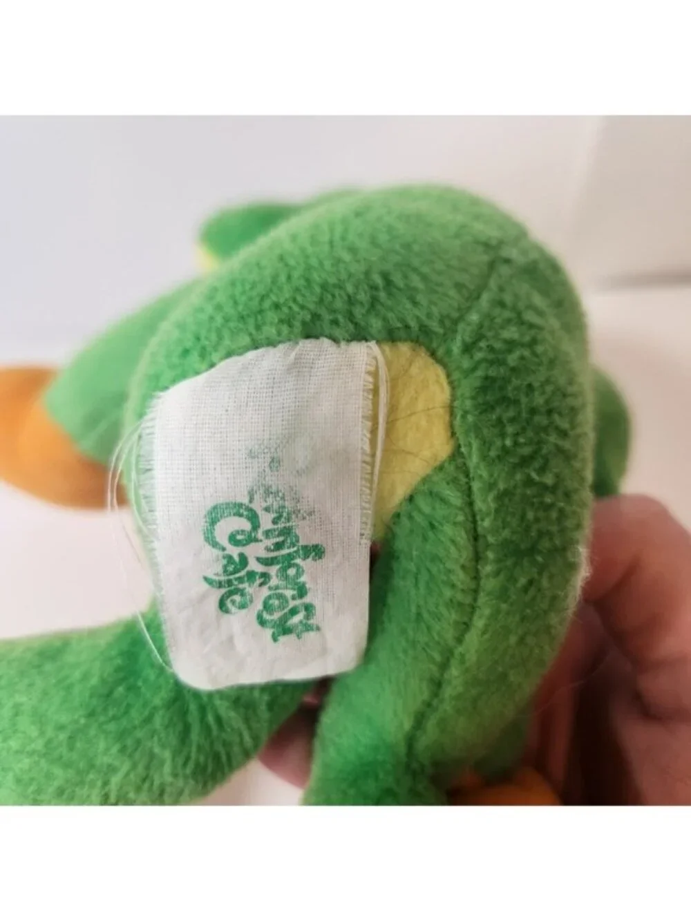 Rainforest Cafe Cha Cha the Tree Frog Plush Red Eyes Green Orange Stuffed Animal